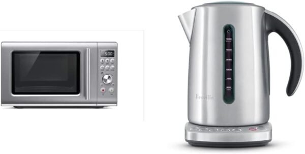 Breville Compact Wave Soft-Close Microwave Oven, Silver, BMO650SIL - Image 2