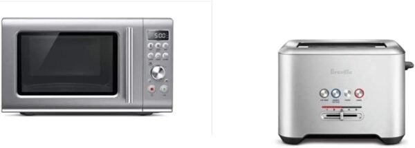 Breville Compact Wave Soft-Close Microwave Oven, Silver, BMO650SIL - Image 9