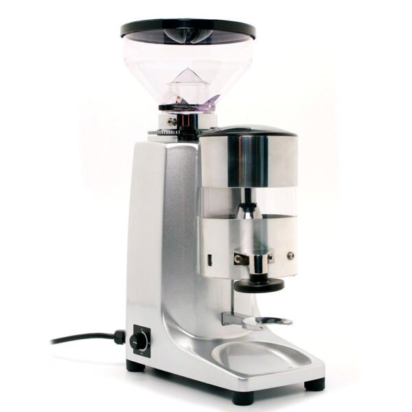 Quamar M80 Dosing Espresso Grinder with Timer in Silver