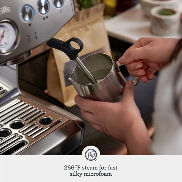 the Barista Express® Impress Espresso Machine, Brushed Stainless Steel, BES876BSS - Image 5