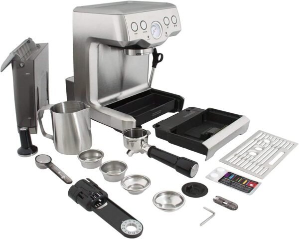 Breville Infuser Espresso Machine, Brushed Stainless Steel, BES840XL - Image 7
