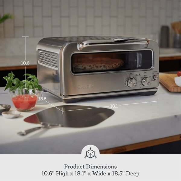 Breville Smart Oven Pizzaiolo Pizza Oven, BPZ820BSS, Brushed Stainless Steel - Image 6