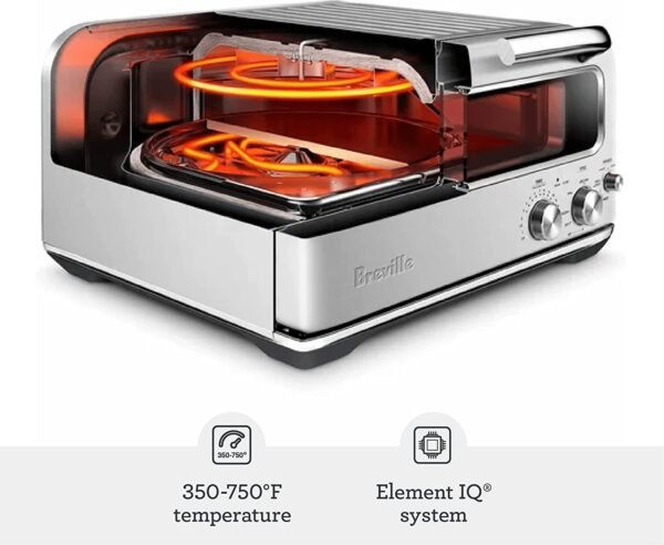 Breville Smart Oven Pizzaiolo Pizza Oven, BPZ820BSS, Brushed Stainless Steel - Image 3