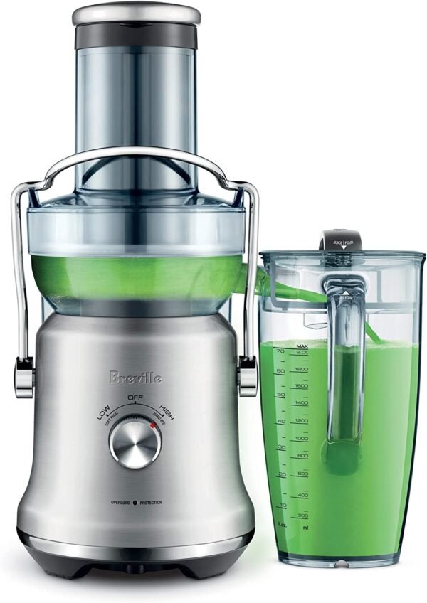 Breville Juice Fountain Cold Plus Juicer, BJE530, Brushed Stainless Steel - Image 2