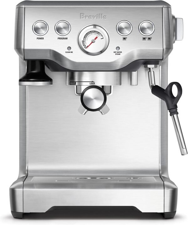 Breville Infuser Espresso Machine, Brushed Stainless Steel, BES840XL