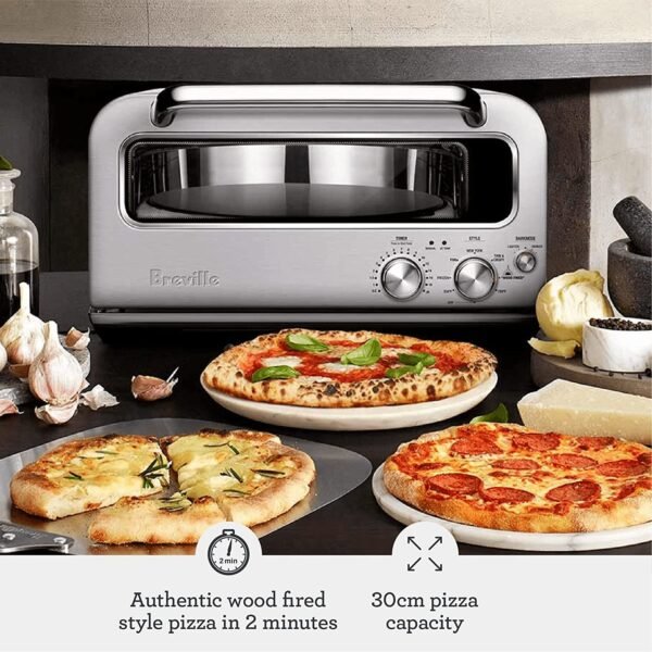 Breville Smart Oven Pizzaiolo Pizza Oven, BPZ820BSS, Brushed Stainless Steel - Image 2