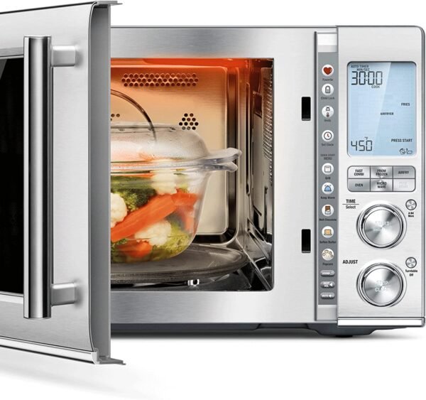 Breville Combi Wave 3-in-1 Microwave, Air Fryer, and Toaster Oven, Brushed Stainless Steel, BMO870BSS1BUC1 - Image 17