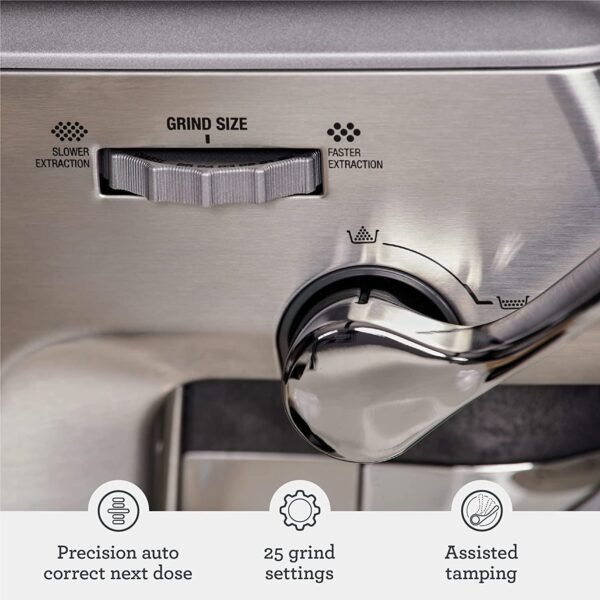 the Barista Express® Impress Espresso Machine, Brushed Stainless Steel, BES876BSS - Image 4