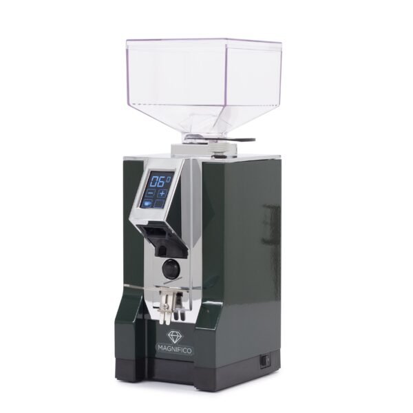 Eureka Mignon Magnifico Coffee Grinder in Gourmet Green