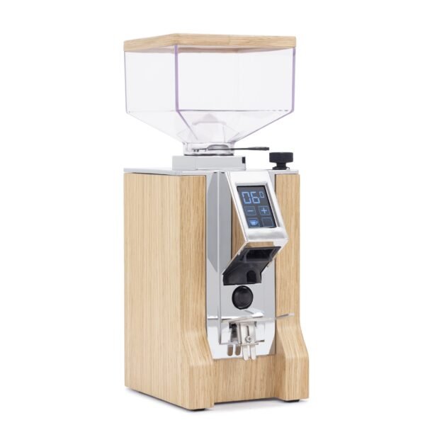 Eureka Mignon Design Coffee Grinder in Natural Oak - Image 3