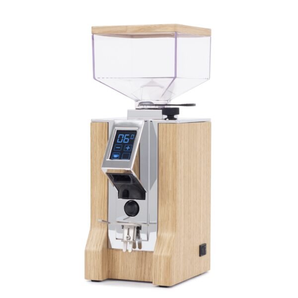 Eureka Mignon Design Coffee Grinder in Natural Oak
