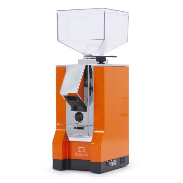 Eureka Mignon Silenzio Espresso Grinder in Orange