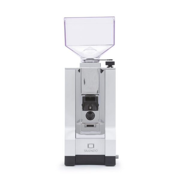 Eureka Mignon Silenzio Espresso Grinder in Polished Natural Silver - Image 2