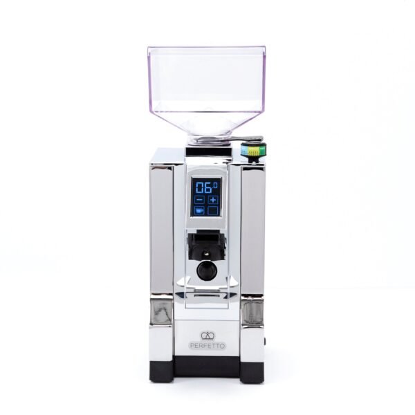 Eureka Mignon Perfetto Coffee Grinder in Chrome - Image 2