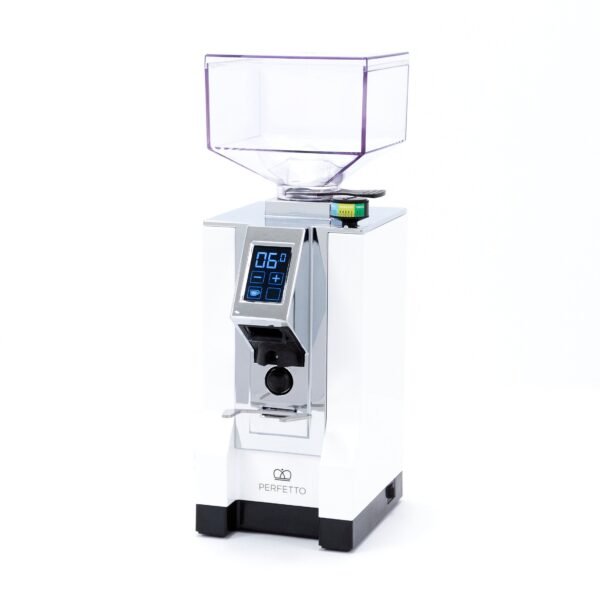 Eureka Mignon Perfetto Coffee Grinder in White