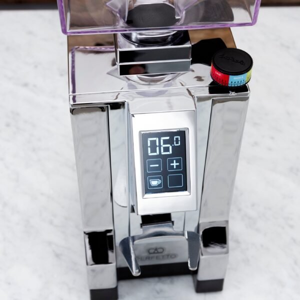 Eureka Mignon Perfetto Coffee Grinder in Chrome - Image 5