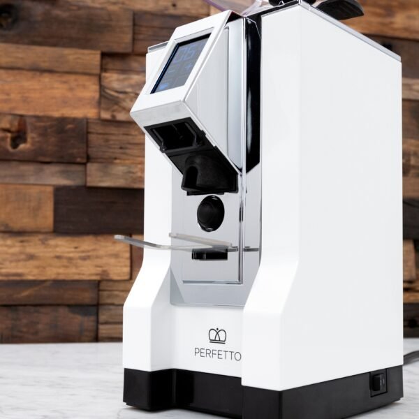 Eureka Mignon Perfetto Coffee Grinder in White - Image 7